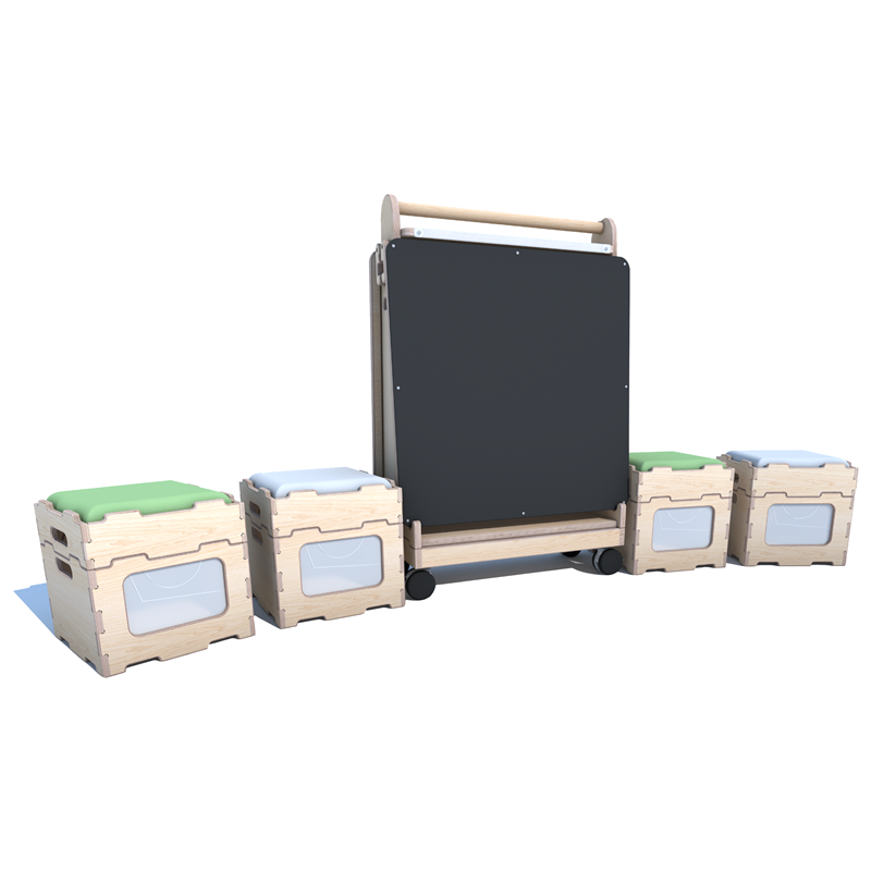 Stack and Sit with Art Easel Package 1 